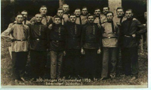 Uroczystoci 100-lecia osiedlenia si filiponw w Wojnowie, 1930 r.